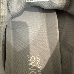 TOMS Light Gray Canvas Footwear